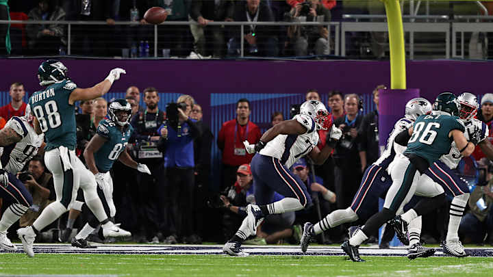 Watch: Ex-Eagles TE Trey Burton Trolls Patriots Fans During 'Philly Special' Video at Super Bowl LIII