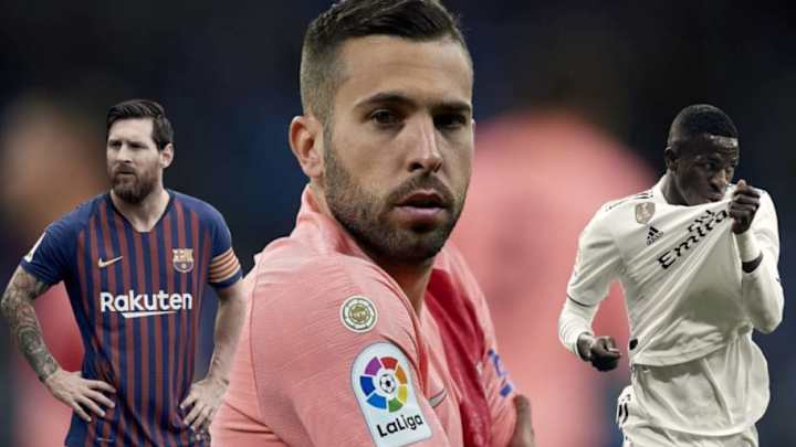 Por el bien de ambos jugadores, Jordi Alba pide que dejen de comparar a Vinícius con Leo Messi