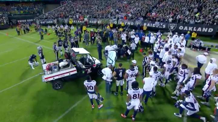 Jon Gruden: Raiders CB Gareon Conley OK After Being Carted Off With Neck Injury