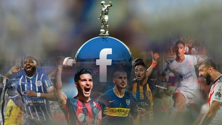 Los partidos de equipos argentinos por Copa Libertadores que se podrán ver a través de Facebook