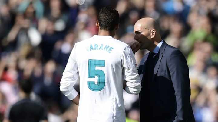 Zinedine Zidane Gives Update on Raphael Varane Future After Dismal Defeat to Rayo Vallecano