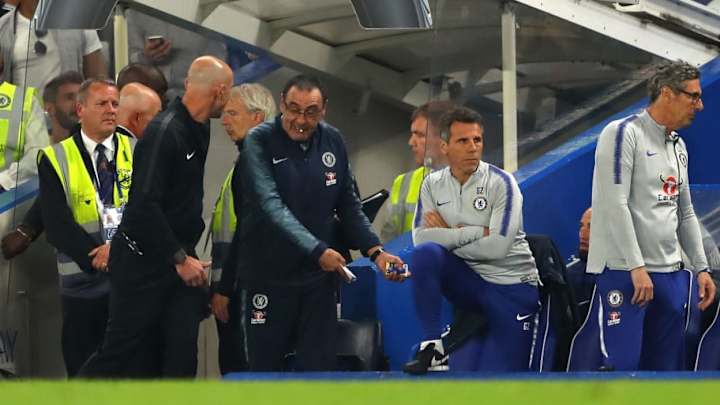Maurizio Sarri Called 'Sh*t Italian' to Spark Touchline Scuffle During Chelsea's Draw With Burnley