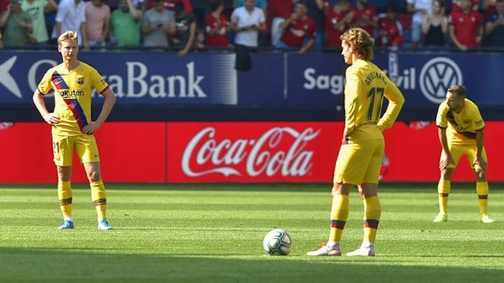 El 1x1 de los jugadores del Barcelona en su empate ante Osasuna (2-2)