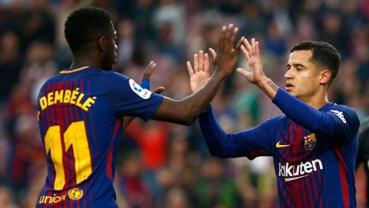 El valor de mercado de Dembélé ya supera al de Coutinho El valor de mercado de Dembélé ya supera al de Coutinho