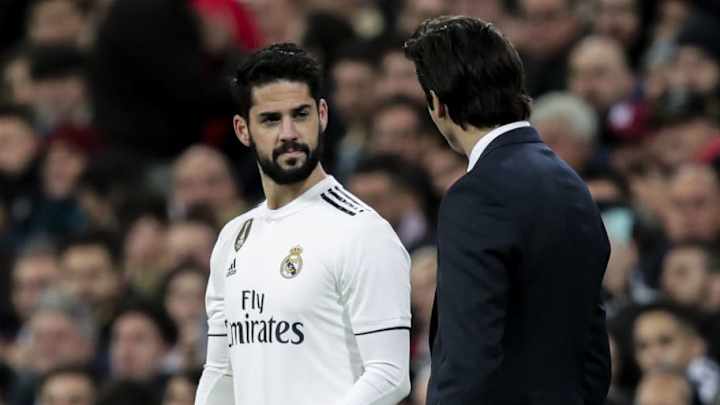 La reacción de Solari a una jugada de Isco que da indicios de reconciliación