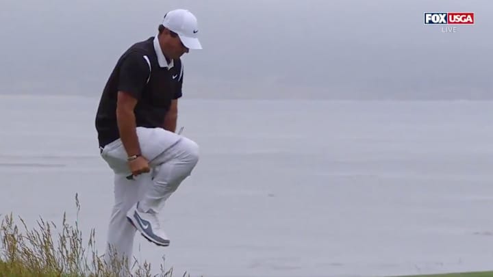Patrick Reed Goes Full Bo Jackson, Snaps Club Over Leg at U.S. Open