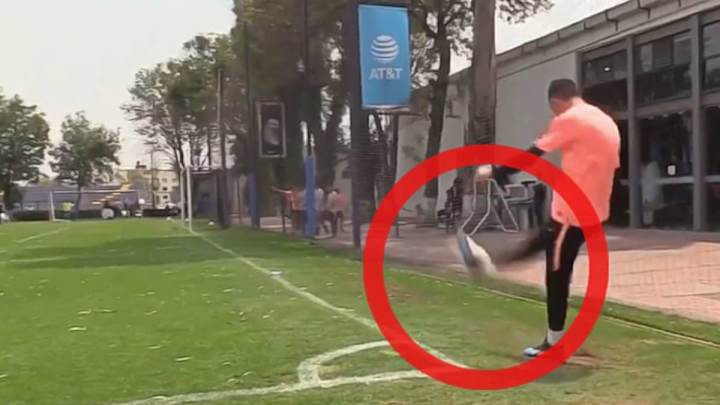 El golazo 'imposible' de Marchesín en el entrenamiento