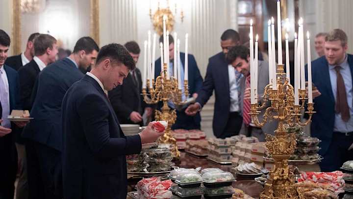 Donald Trump Had Fast Food Catered to White House for Clemson Tigers Visit