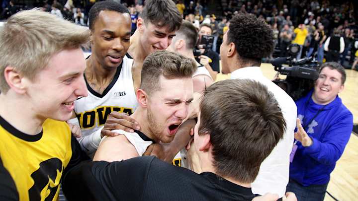 Watch: Iowa's Jordan Bohannon Hits Game-Winning Three to Cap Comeback vs. Northwestern