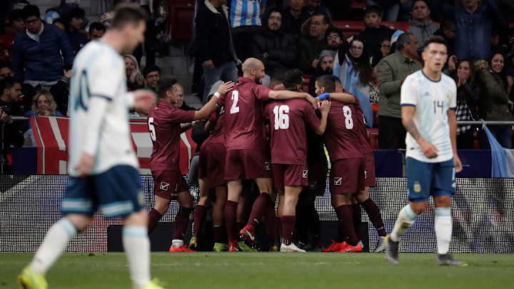 Venezuela Spoils Messi's Return, Beats Argentina in Madrid Venezuela Spoils Messi's Return, Beats Argentina in Madrid