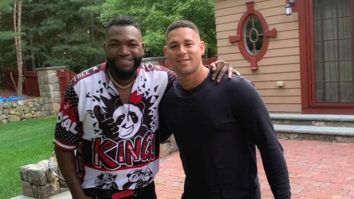Yankees' Gary Sanchez, Edwin Encarnacion Visit David Ortiz During Shooting Rehab Yankees' Gary Sanchez, Edwin Encarnacion Visit David Ortiz During Shooting Rehab