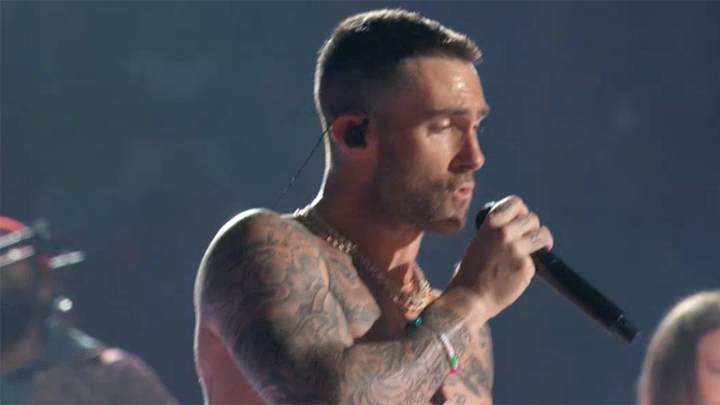 Shirtless Adam Levine, Travis Scott and SpongeBob: Twitter Reacts to Super Bowl LIII Halftime Show Shirtless Adam Levine, Travis Scott and SpongeBob: Twitter Reacts to Super Bowl LIII Halftime Show
