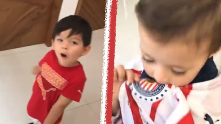 ​Los vídeos de los hijos de Omar Bravo y Jesús Sánchez que te derretirán de amor
