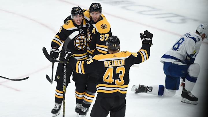 Bruins Get Late Scoring Barrage, Snap Lightning's Streak 4-1 Bruins Get Late Scoring Barrage, Snap Lightning's Streak 4-1