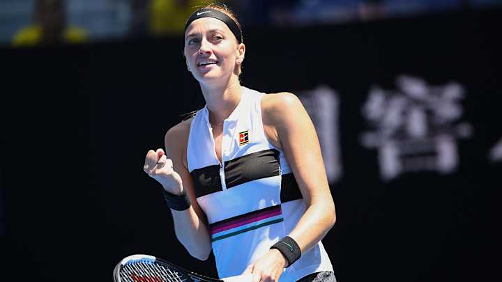 Watch: Petra Kvitova Stops Amanda Anisimova's Incredible Run at the Australian Open