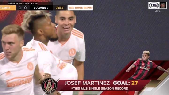MEMORABLE: Josef Martínez igualó el registro de más goles en una temporada de MLS