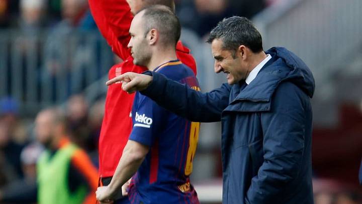 Barcelona Boss Ernesto Valverde Insists His Side Must Strengthen Ahead of Andres Iniesta Departure Barcelona Boss Ernesto Valverde Insists His Side Must Strengthen Ahead of Andres Iniesta Departure