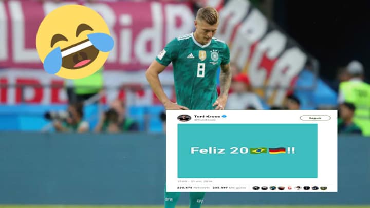 Medio brasileño le devuelve a Kroos la broma del 1-7 tras el descalabro alemán
