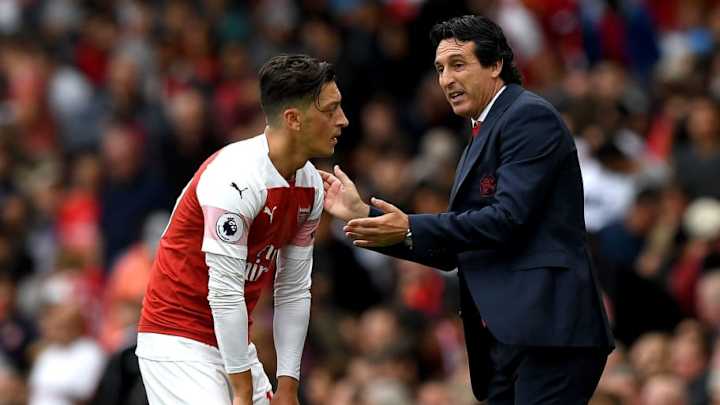 Mesut Ozil & Unai Emery Bust-Up Reports Unfounded as German Returns to Training After Illness
