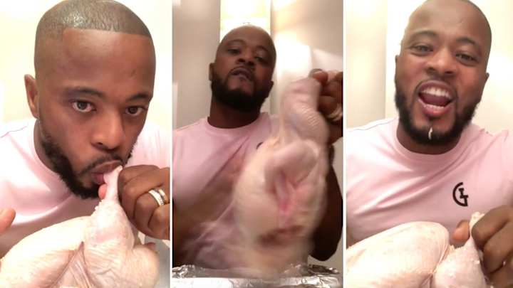 Patrice Evra Celebrates Thanksgiving by Getting Intimate With a Raw Turkey