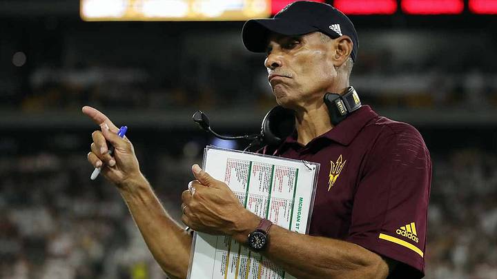 Herm Edwards, Arizona State Put a Stop to Jokes by Upsetting Michigan State Herm Edwards, Arizona State Put a Stop to Jokes by Upsetting Michigan State