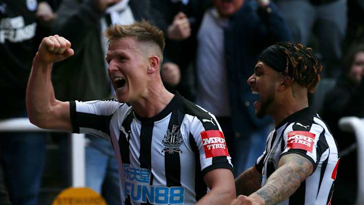 PHOTOS: Newcastle Star Appears to Blank Aubameyang Handshake After Scoring Winner Against Arsenal