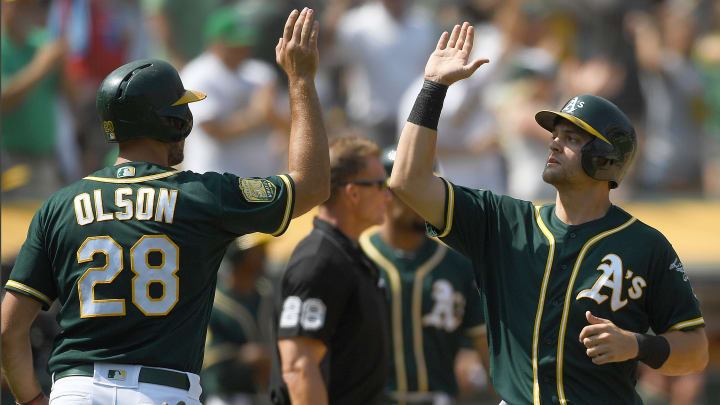 A’s Tied for AL West Lead With 7-1 Win Over Astros