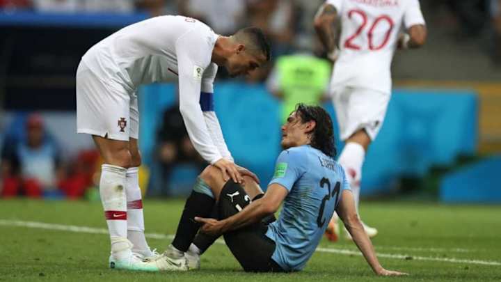 Cavani Injury Update Offers Mixed News for Uruguay Fans Ahead of France Quarter Final Clash