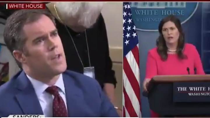 Reporter Asks White House Why Trump Doesn't Support NFL Players' Right to Free Speech
