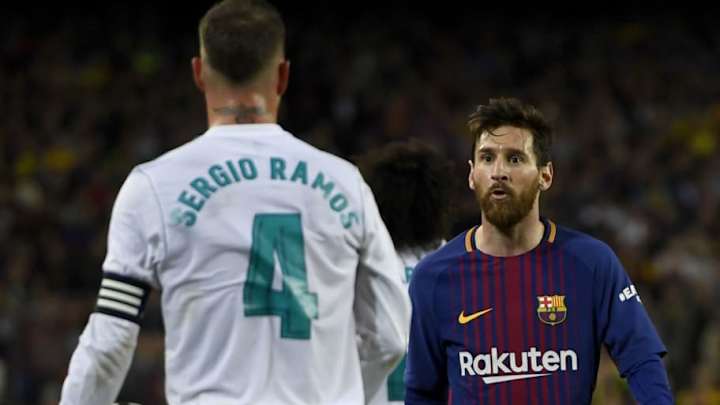Sergio Ramos Accuses Lionel Messi of 'Pressuring' Referee During Fiery El Clasico Draw