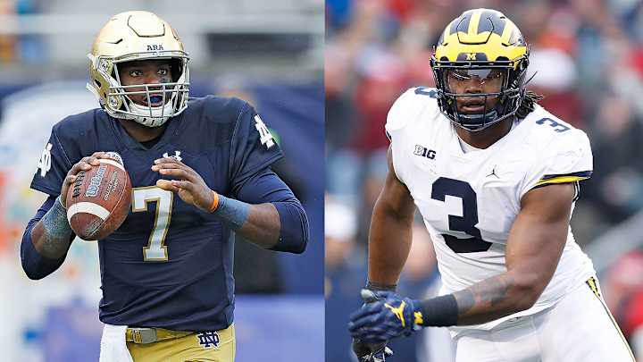 Old Friends Brandon Wimbush, Rashan Gary Set for Pivotal Matchup in Notre Dame-Michigan Old Friends Brandon Wimbush, Rashan Gary Set for Pivotal Matchup in Notre Dame-Michigan