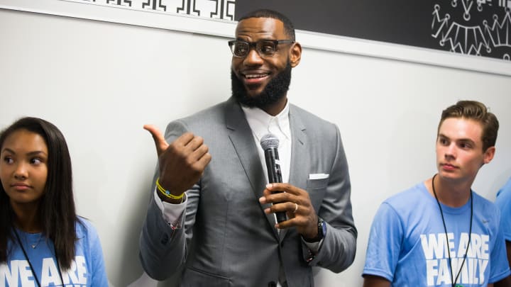 Watch: LeBron James Dedicates AP Athlete of the Year Award to 'I Promise' School