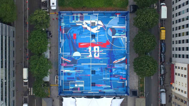 PHOTOS: France Legend Zinedine Zidane Works With adidas to Open 'ZZ10' Playground in Paris