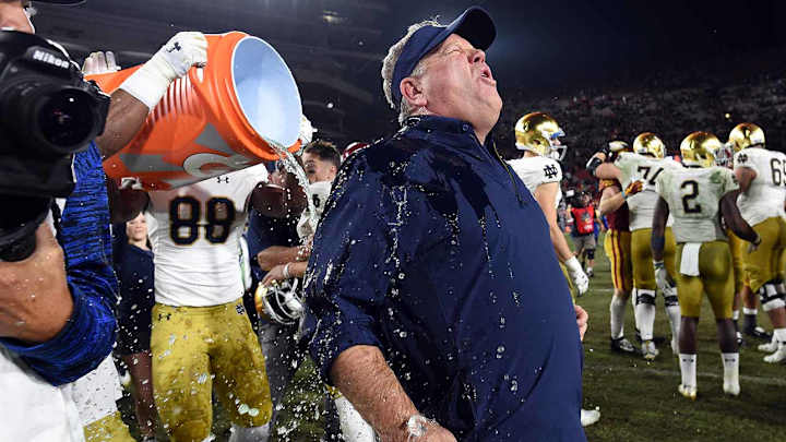 Brian Kelly Wins AP Coach of the Year, With Nick Saban a Close Second