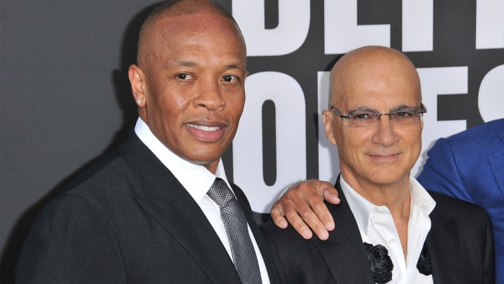 Music Moguls Dr. Dre, Jimmy Iovine Visit Golden State Warriors Practice