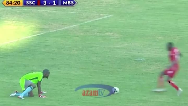 El papelón inédito de un portero en el fútbol de Tanzania