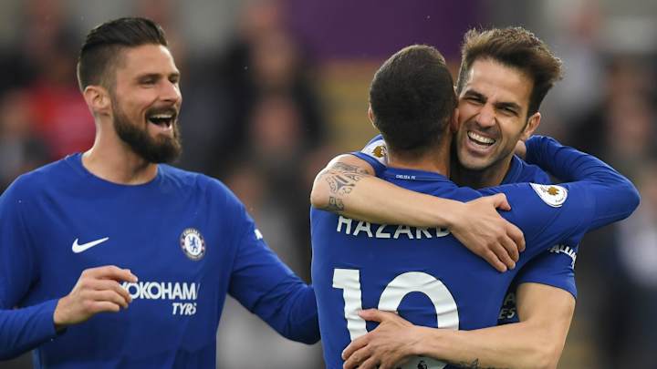 Swansea 0-1 Chelsea: Landmark Fabregas Strike Keeps Blues' Top Four Hopes Alive