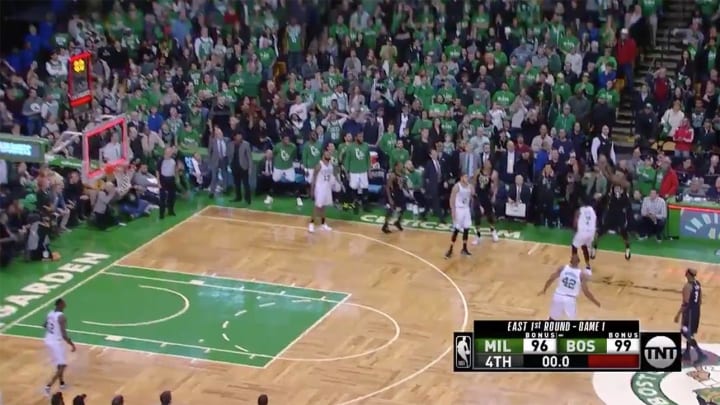 Watch: Bucks' Khris Middleton Hits Crazy Buzzer Beater to Send Celtics Game to Overtime Watch: Bucks' Khris Middleton Hits Crazy Buzzer Beater to Send Celtics Game to Overtime