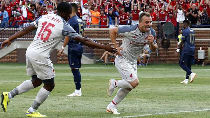 Xherdan Shaqiri's Incredible Overhead Kick Highlights Liverpool's Win Over Manchester United