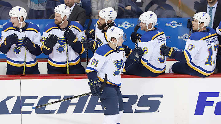 Vladimir Tarasenko Scores Twice to Power Blues Past Jets
