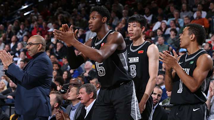 R.J. Barrett Posts Double Double as Duke Wins Canadian Finale