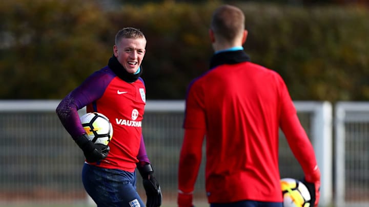 Jordan Pickford Set to Start in Goal for England Against Netherlands After Impressing in Training Jordan Pickford Set to Start in Goal for England Against Netherlands After Impressing in Training