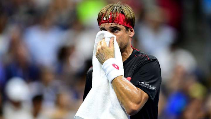 David Ferrer Retires With Calf Injury In First Round of US Open