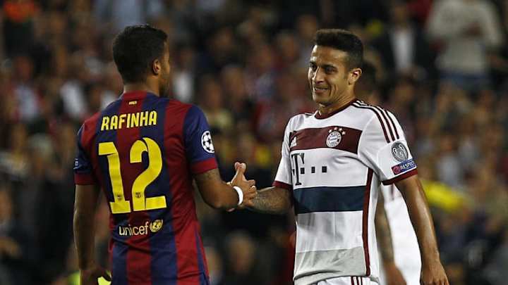 Rafinha Wants to See Brother Thiago Alcantara Back at Barcelona After Coy Comments on Own Future