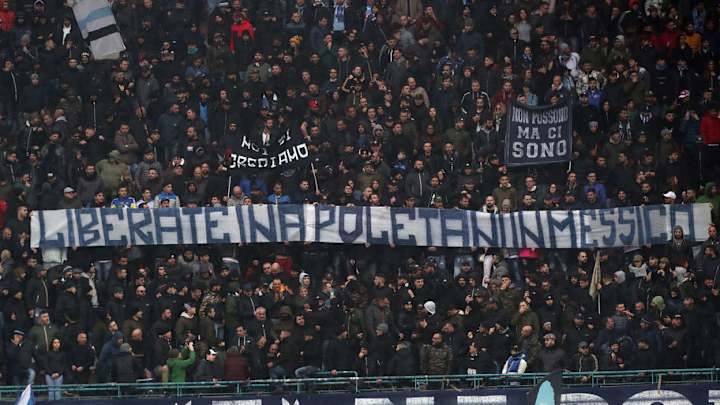 LIBERTAD | Seguidores del Napoli piden justicia por los italianos desaparecidos en México LIBERTAD | Seguidores del Napoli piden justicia por los italianos desaparecidos en México