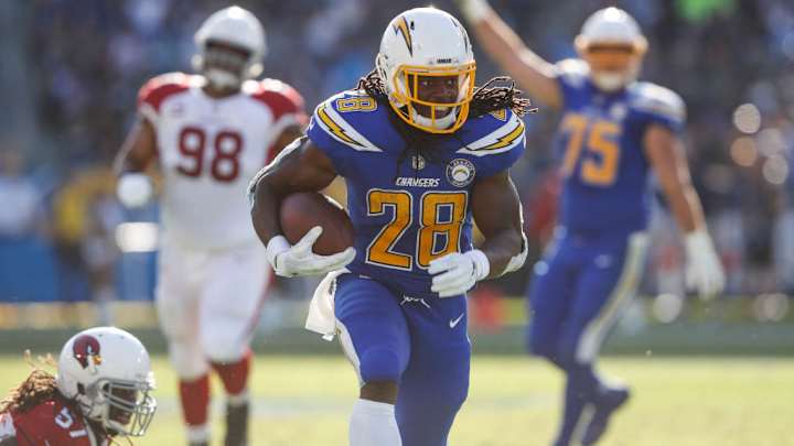 Report: Chargers RB Melvin Gordon Suffered MCL Sprain vs. Cardinals