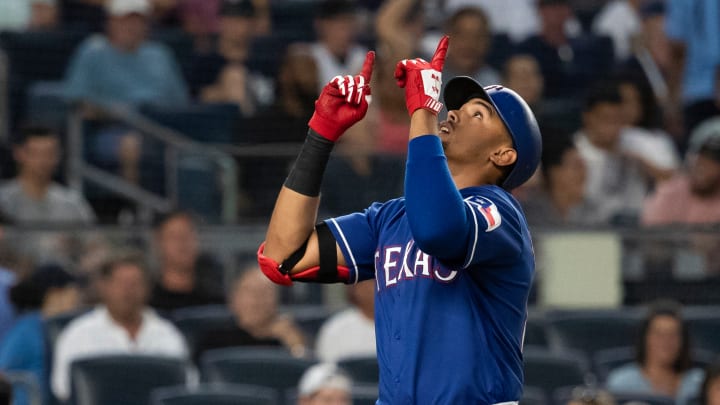 Watch: Rangers Rookie Ronald Guzman Smacks Three Homers in Win Over Yankees Watch: Rangers Rookie Ronald Guzman Smacks Three Homers in Win Over Yankees