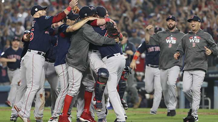 Boston Sign Kid Makes His Return at Red Sox' World Series Parade Boston Sign Kid Makes His Return at Red Sox' World Series Parade