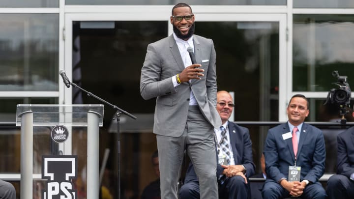 LeBron James Wins Offseason NBA Cares Award for Opening I Promise School in Akron LeBron James Wins Offseason NBA Cares Award for Opening I Promise School in Akron
