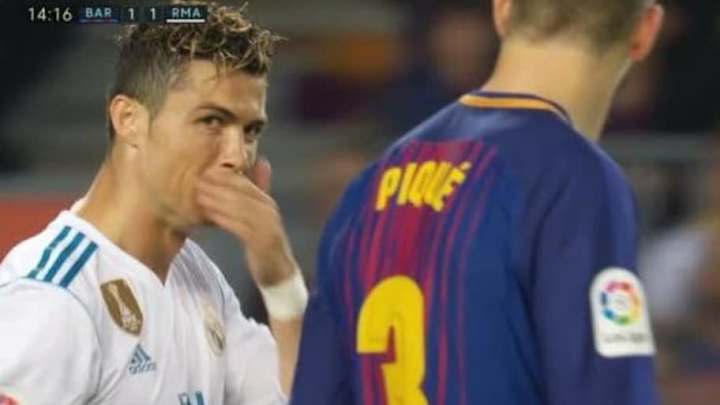 ¿QUÉ LE DIJO? | Lo que Cristiano Ronaldo le comentó a Piqué tras marcar el gol del empate